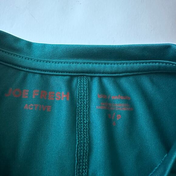 Joe Fresh Girl Power Tee - Teal Floral, Size 6 (Small) - Picture 4 of 5